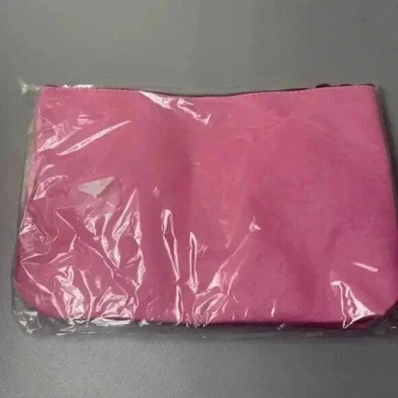 Dog Mom Print Lined Cosmetic Makeup 8" Zipper Pouch Bag - Picture 2 of 4